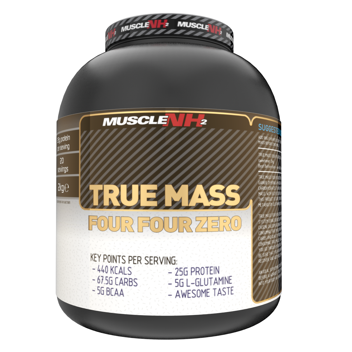 MuscleNH2 True Mass 40 Mass Gainer
